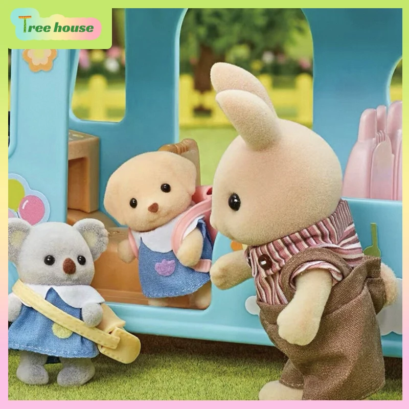 

Коллекция Sylvanian Families: Друзья из детского сада, флокированные куклы-фигурки, игрушки для ролевых игр, милый коллекционный подарок для девочек и детей