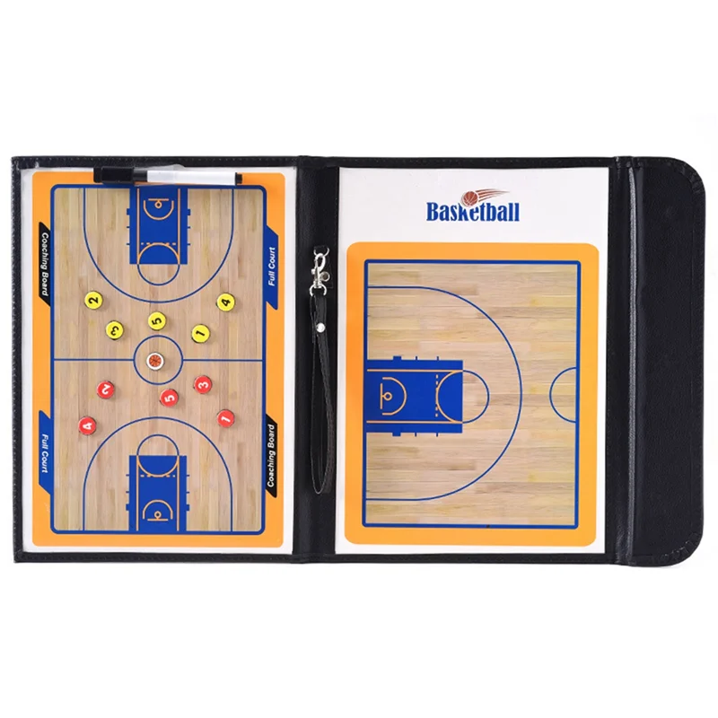 A61P Opvouwbaar magnetisch tactiekbord Basketbalspel Training Klembord Basketbaltactiekbord