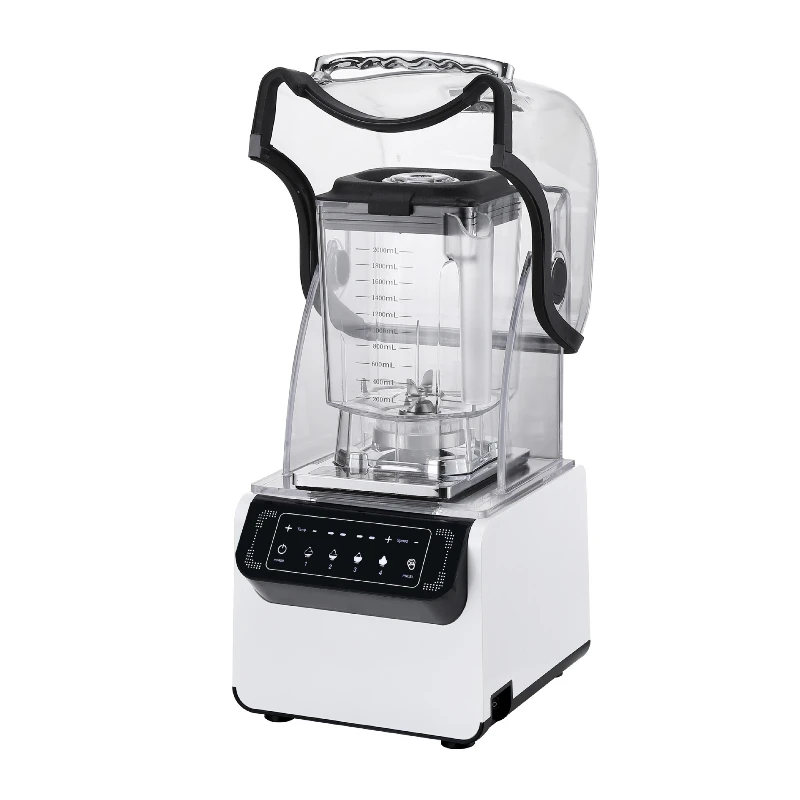 

commercial milk tea shop, special wall-breaking juicer, sound insulation crushed ice smoothie machine with cover