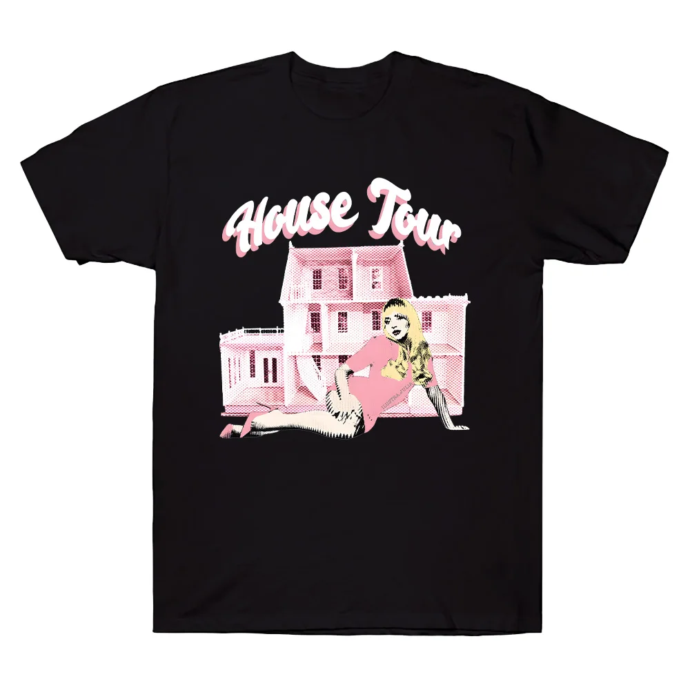 Sabrina Carpenter House Tour T-shirt for Girls Cotton T-Shirt Summer Round Neck Y2K Short Sleeve Women Men Harajuku Fashion Tees