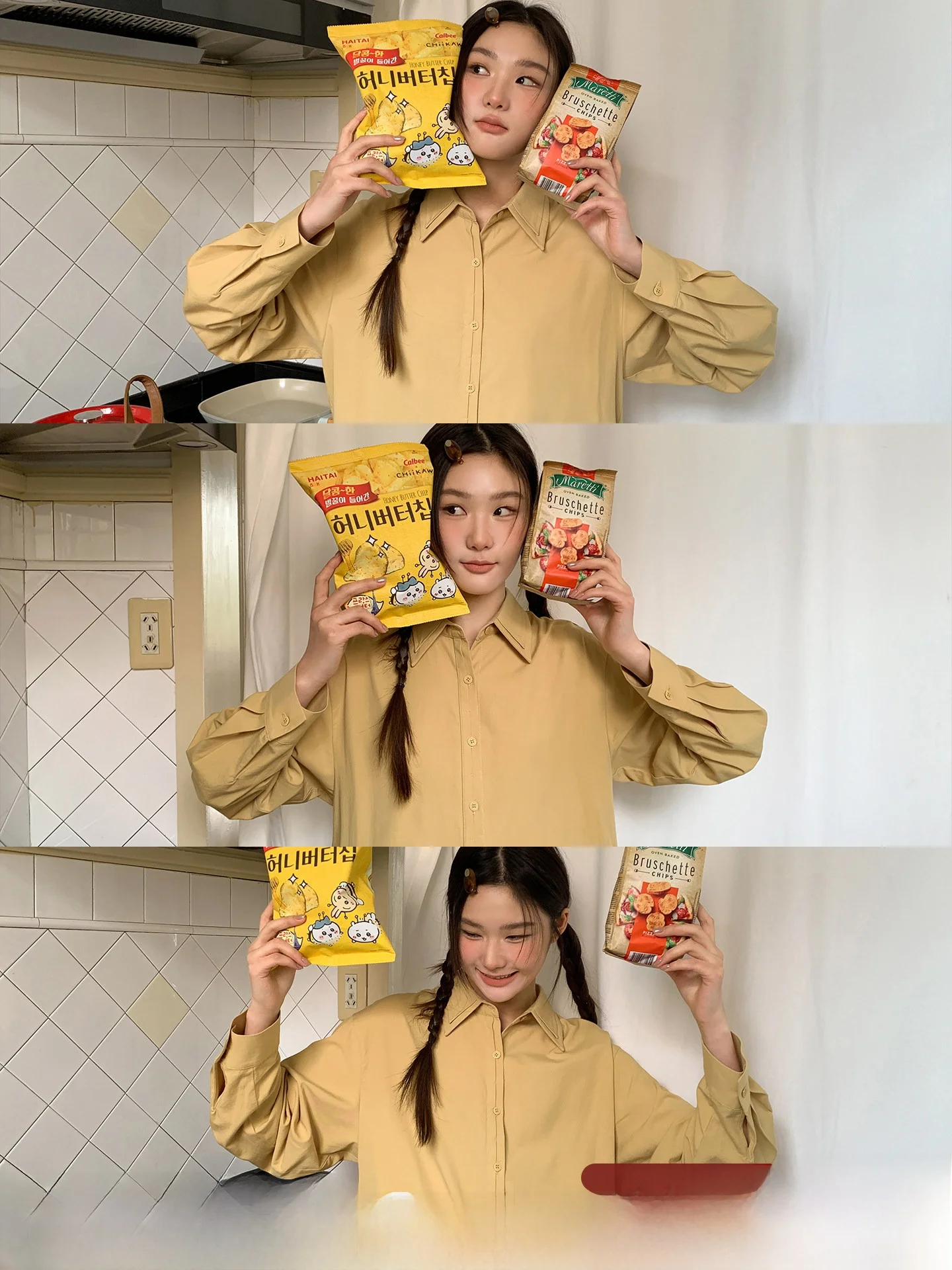 

Женская рубашка с длинным рукавом и воротником в клетку, весенняя новинка, однотонная, универсальная, повседневная