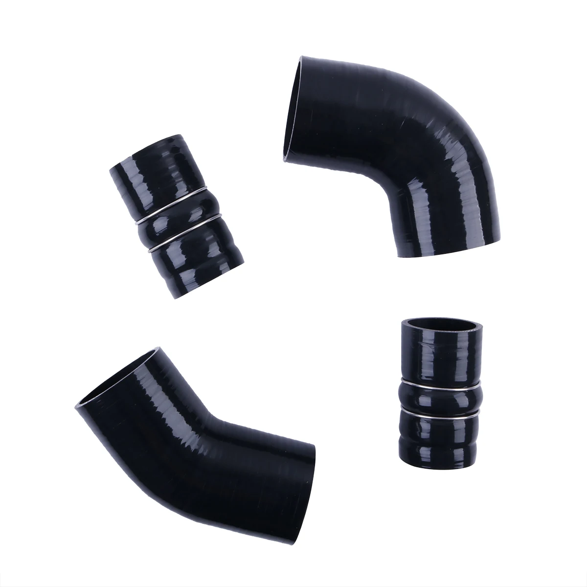 

New Silicone Intercooler Boot Hose Pipe Tube Set Kit for Chevrolet GMC 6.6L Duramax LLY 2004-2005