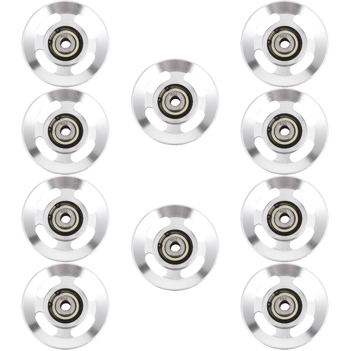 

Комплект из 10 аксессуаров, дорожный шкив из алюминиевого сплава, подъемные несущие детали для фитнеса, серебристый, универсальный