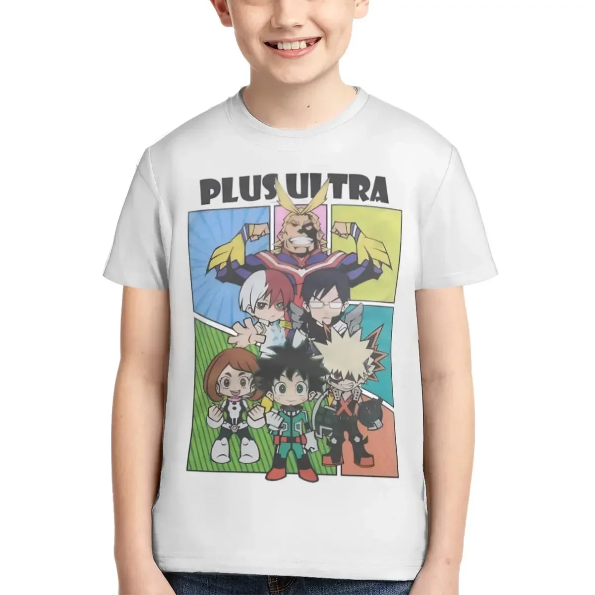 

Anime My Hero Academia T Shirt - Short Sleeve Crew Neck Soft Fitted Tee Shirts for Teen Girl & Boy