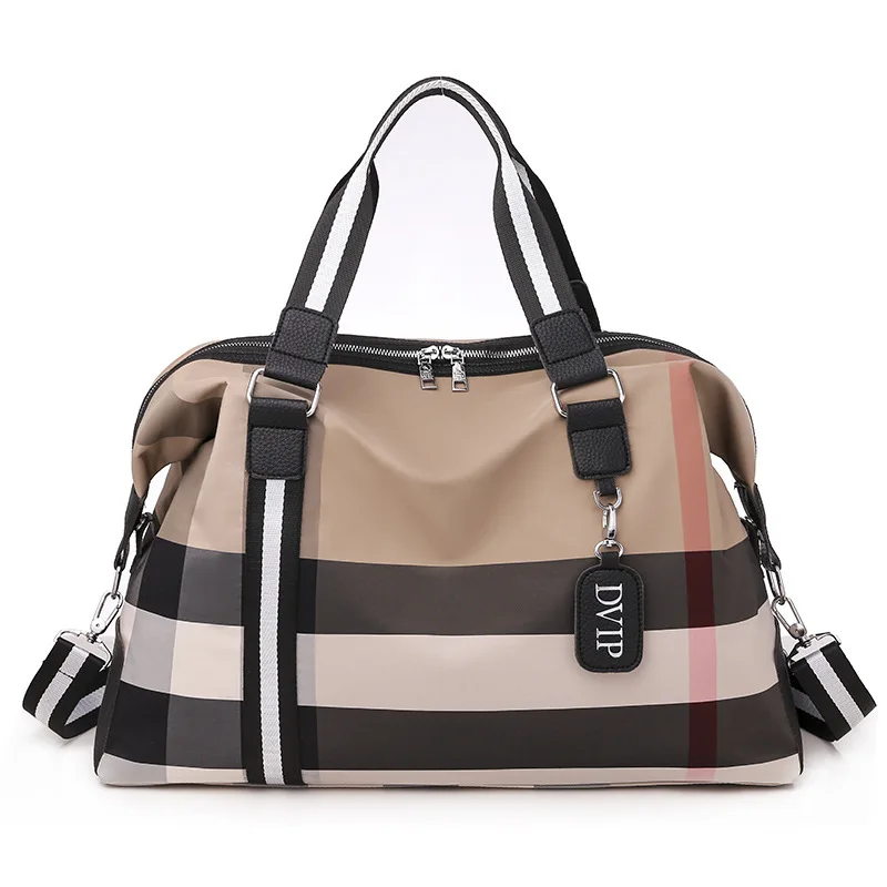 2024 Trendy Waterproof Oxford Short Distance Travel Duffle Hand Bags Crossbody Ladies Shoulder Bag Women Messenger Bag