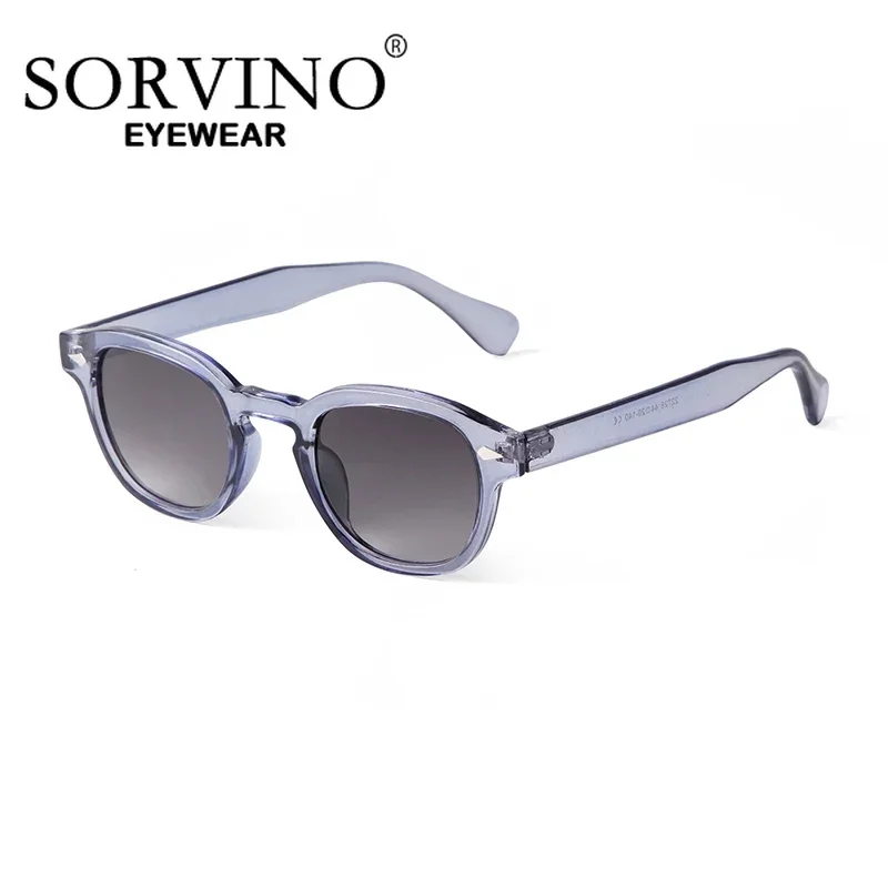 SORVINO 2025 Round Retro Rivet Tortoiseshell Sunglasses Women Men Brand Design Vintage Leopard Blue Len Square Sun Glasses UV400