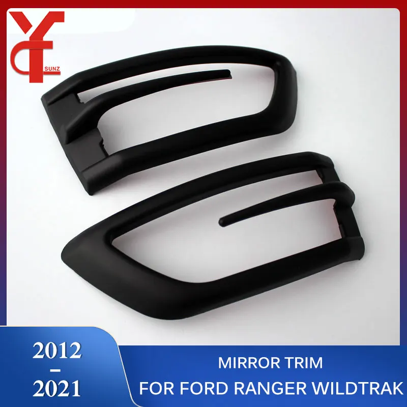 ABS Rear View Mirror Trim For Ford Ranger Wildtrak Everest Endeavour T6 T7 T8 2012 2013 2014 2015 2016 2017 2018 2019 2020 2021