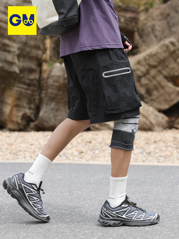 

Outdoor Qui Dry Hiking orts Men's Summer Thin Faion Functional Casual Sports Five-Quarter Length Middle Waist Pants