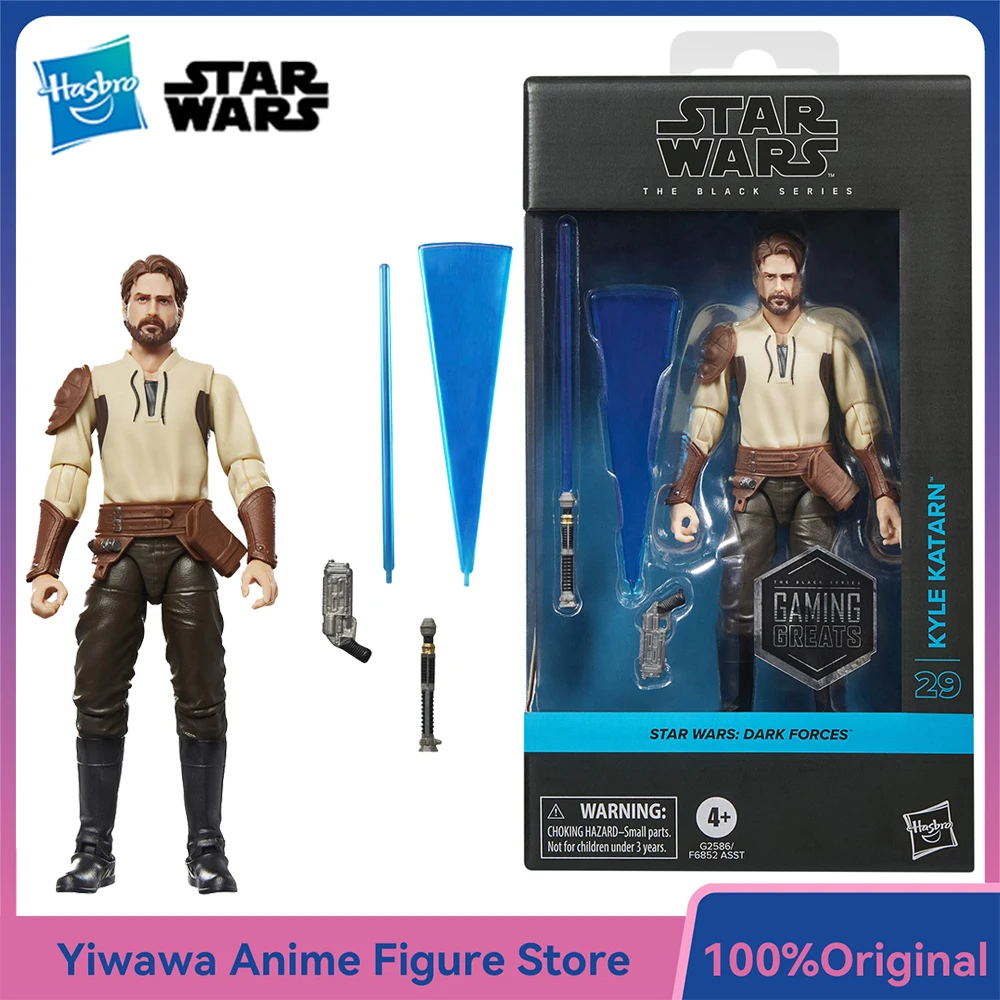 

Оригинальная НОВАЯ Hasbro STAR WARS The Black Series Kyle Katarn (DARK FORCES) 15 см Gaming Greats, экшн-фигурка аниме, модель игрушки