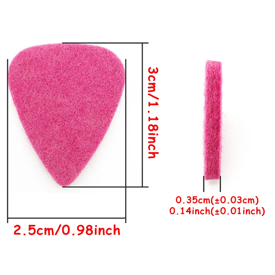 5 قطعة 3 سنتيمتر اللون ورأى يختار دائم على شكل قلب يختار ل الغيتار القيثارة باس الموسيقية سلسلة أداء الآلات الملحقات #6