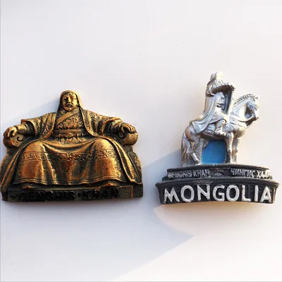 Ulan Bator, Mongolia Fridge Magnets Berlin  Munchen Neuschwanstein Tourist Souvenirs Magnetic Stickers