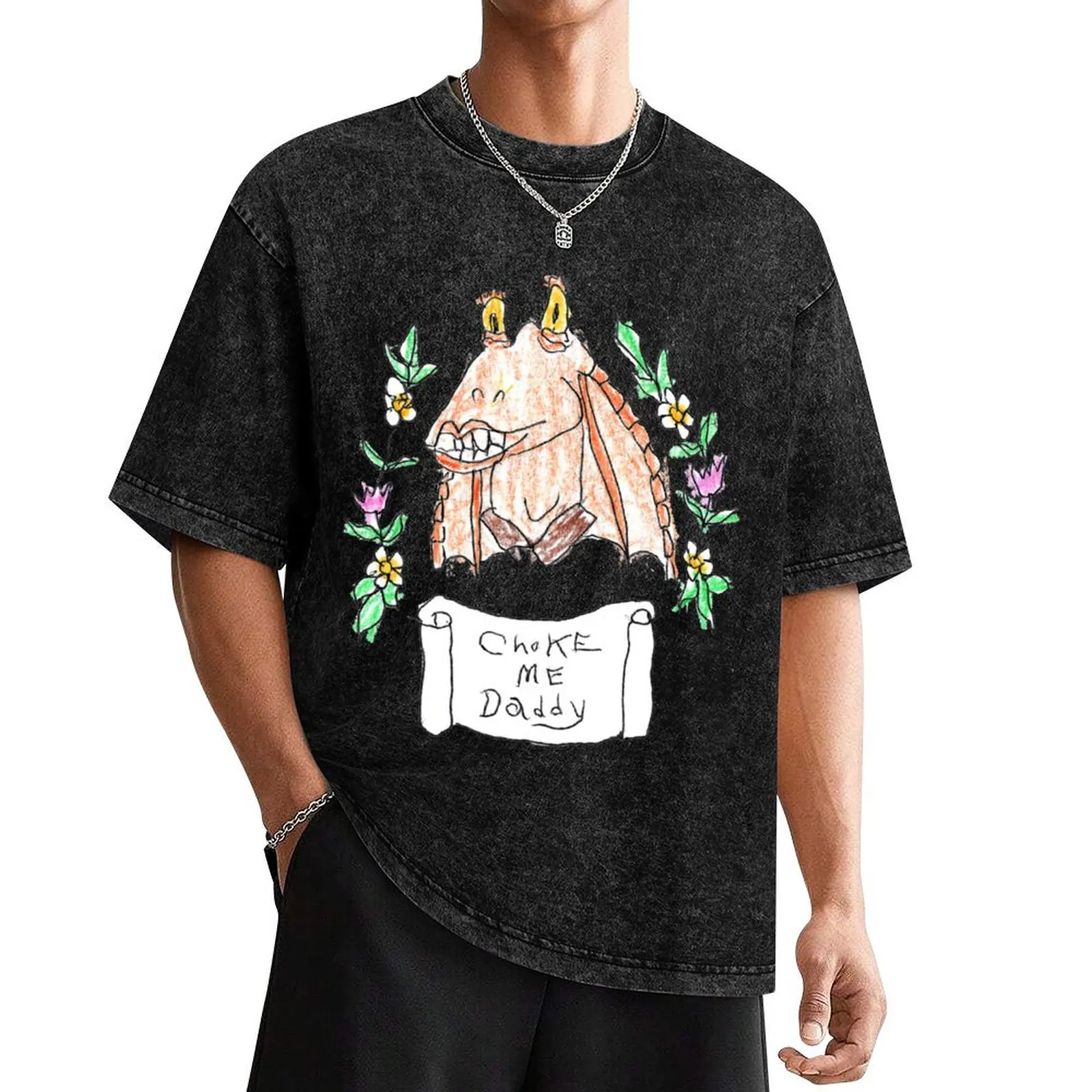 

Choke me Jar Jar (Full Size) T-Shirt for a boy tees t shirts men