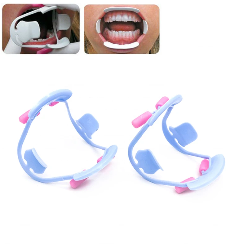 4Pcs 3D Cheek Retractor O Shape Intraoral Cheek Lip Opener Orthodontic Teeth Mouth Opener Teeth Whitening Dentistry Tool