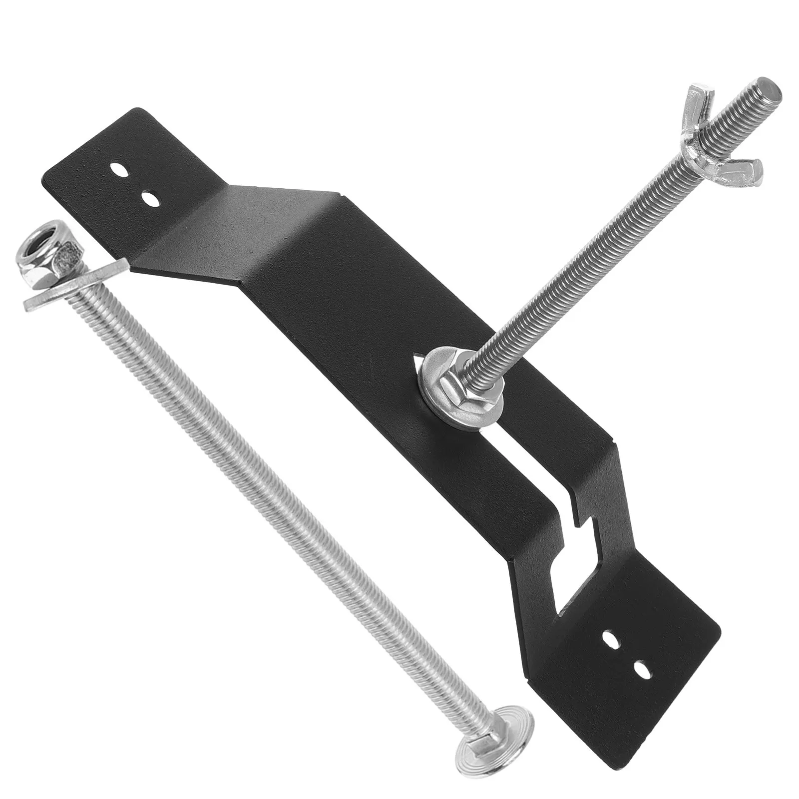 

Spare Tire Mount Bracket Wall Mounted Carrier for Trailers Heavy Duty Metal Rack Holds 1 Spare Wheel Off Ground Space Saving