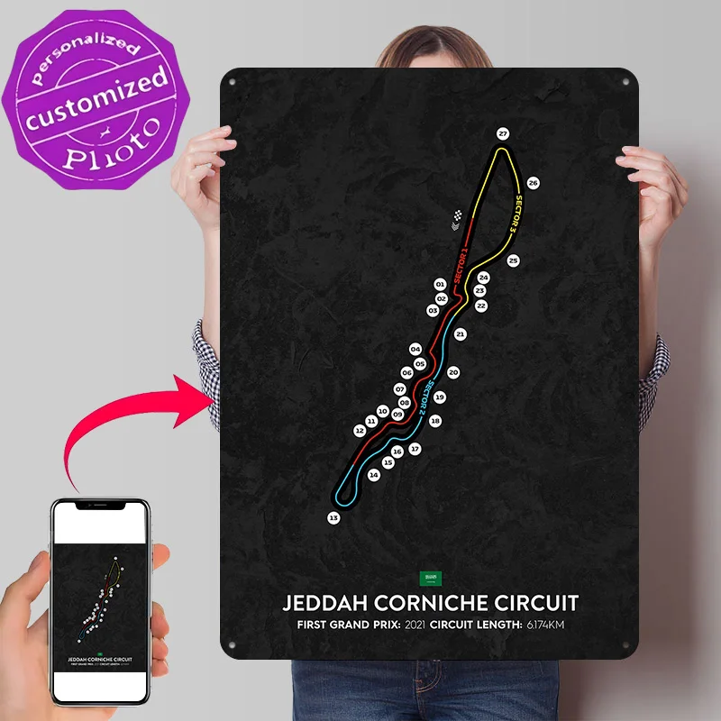 Poster Tekstur 3D Sirkuit Jedd - Home Decor Jeddah ulasan dan harga