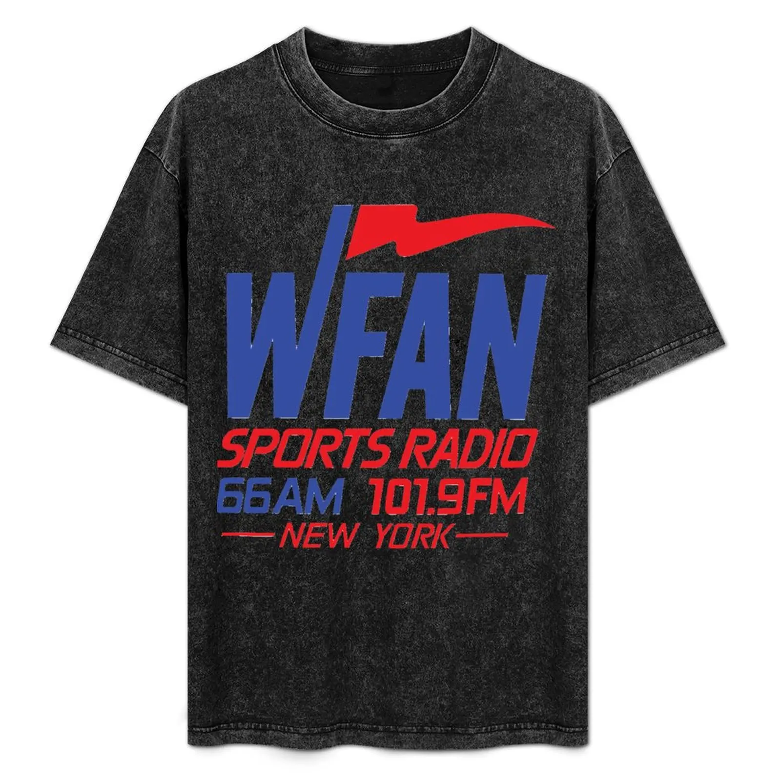 

Wfan sports radio New York T-Shirt Stain Resistant Casual Tee