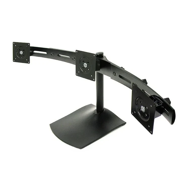 DS100 33-323-200 Support de bureau pour trois écrans connectés à un moniteur rotatif