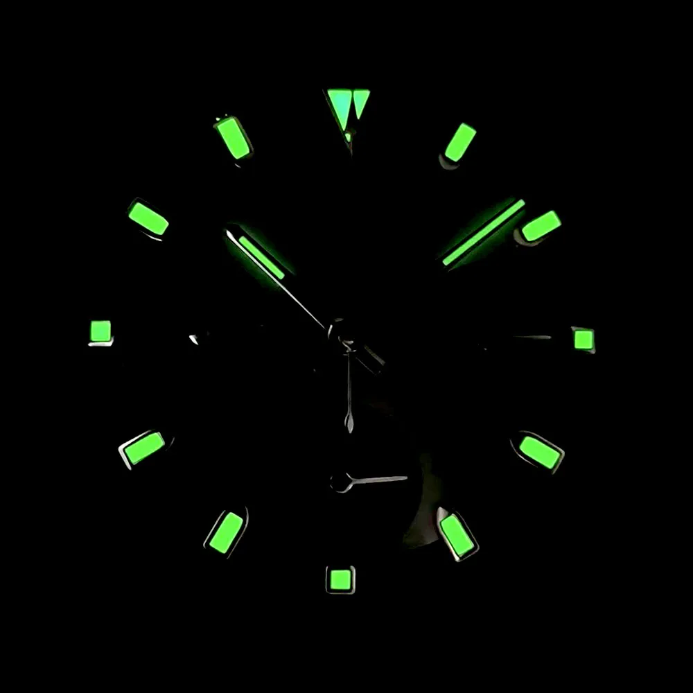 VK63 크로노 그래프 다이얼 29.5mm 맞춤형 로고 팬더 다이얼 녹색 빛나는 다이얼 맞는 VK63 쿼츠 무브먼트 시계 액세서리