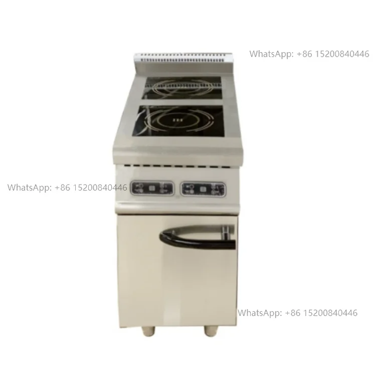2-Head High Productivity Induction Cooker for Restaurants Hotels Food Shops and Retail New Condition
