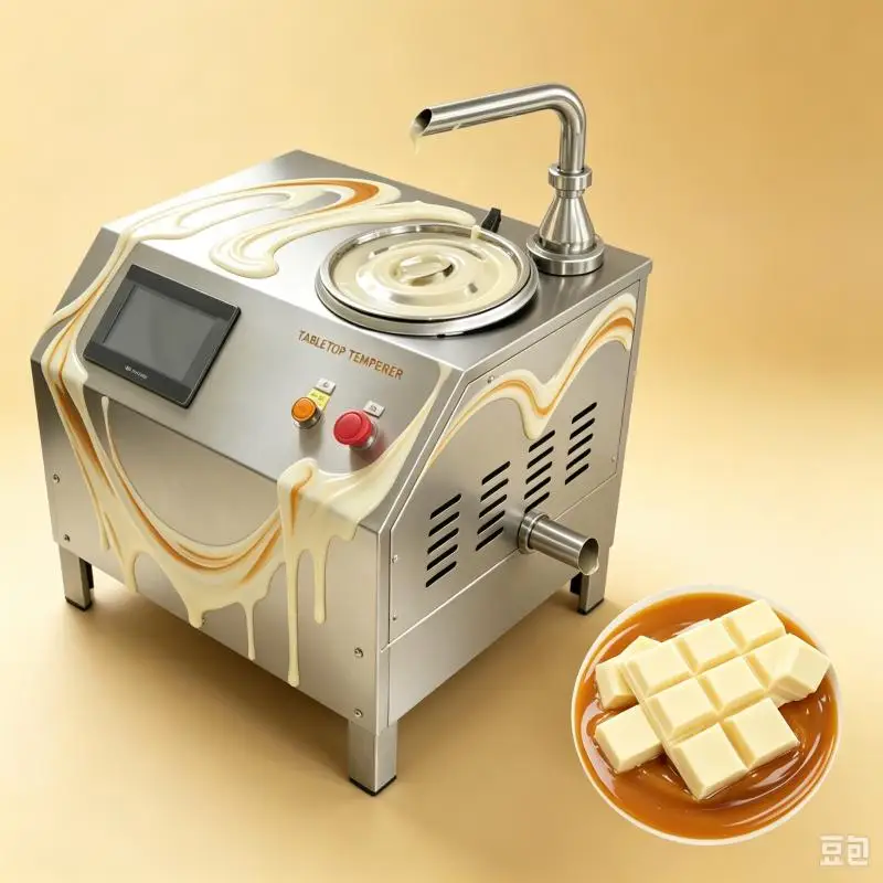Commercial Chocolate Tempering Equipment Automatic Melting Heating Cooling Machine for Candy and Dessert Manufacturing