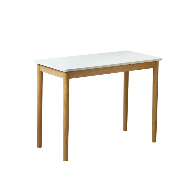 

Modern home solid wood small apartment learning desk simple hotel