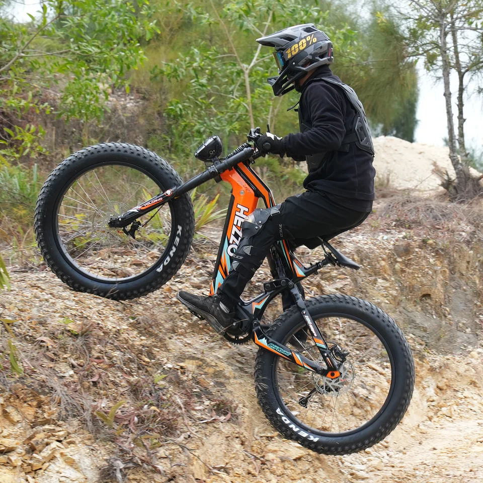 HEZZO K9 Ebike 1000W 52V Middrive Ebike 52V 21Ah Battery 160N.m Power-Off Protection All-Terrain High Performance Electric Bike image 10