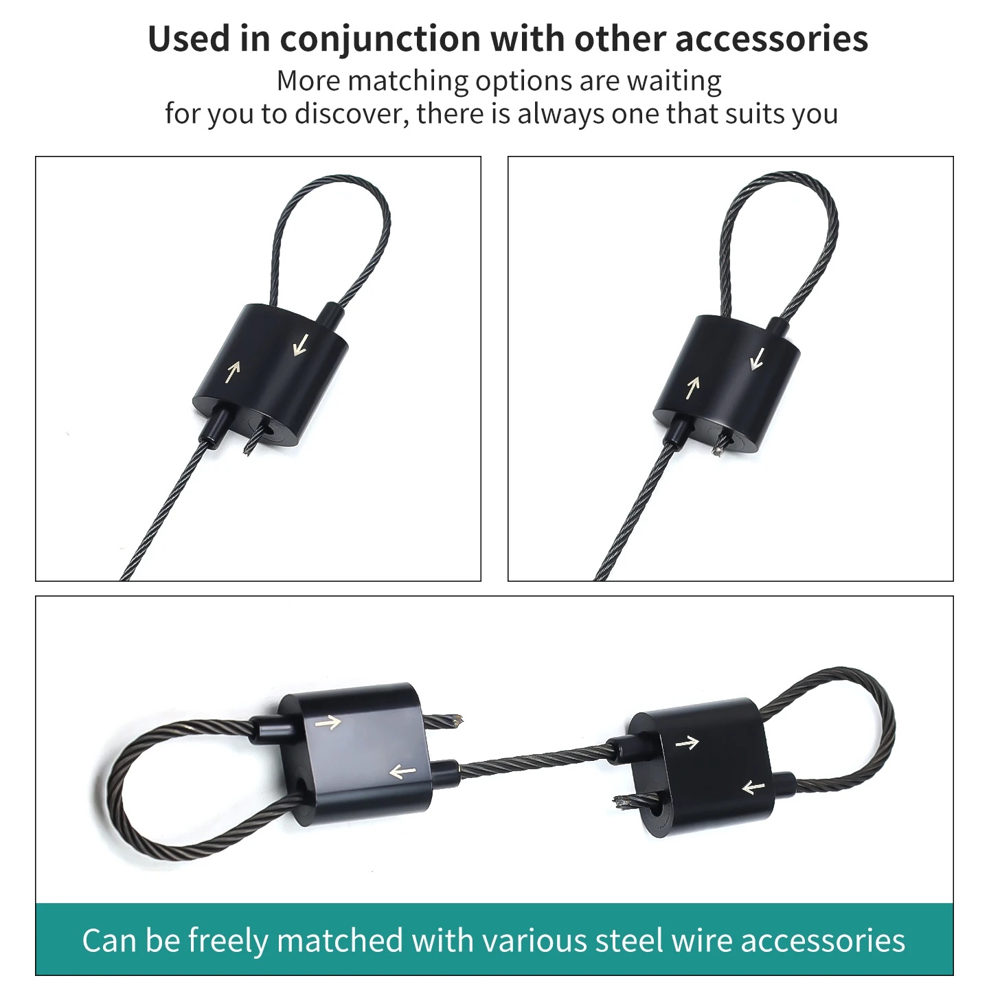 Picture 4: 1.5mm/2mm/3mm Stainless Steel Wire Rope, 5M/10M/20M/50M/100M Black Steel Cable for Hanging Clotheslines