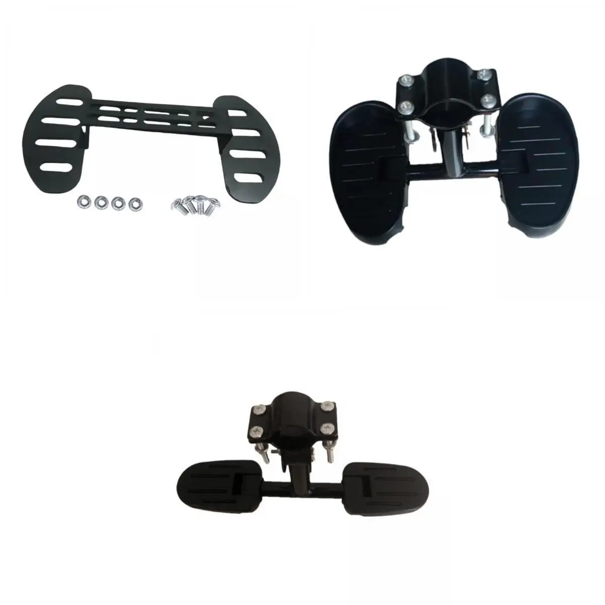 مجموعة دواسات معدنية قابلة للطي لمسند القدمين للأطفال، منصة قابلة للتعديل لدراجات التوازن والدراجات البخارية الكهربائية