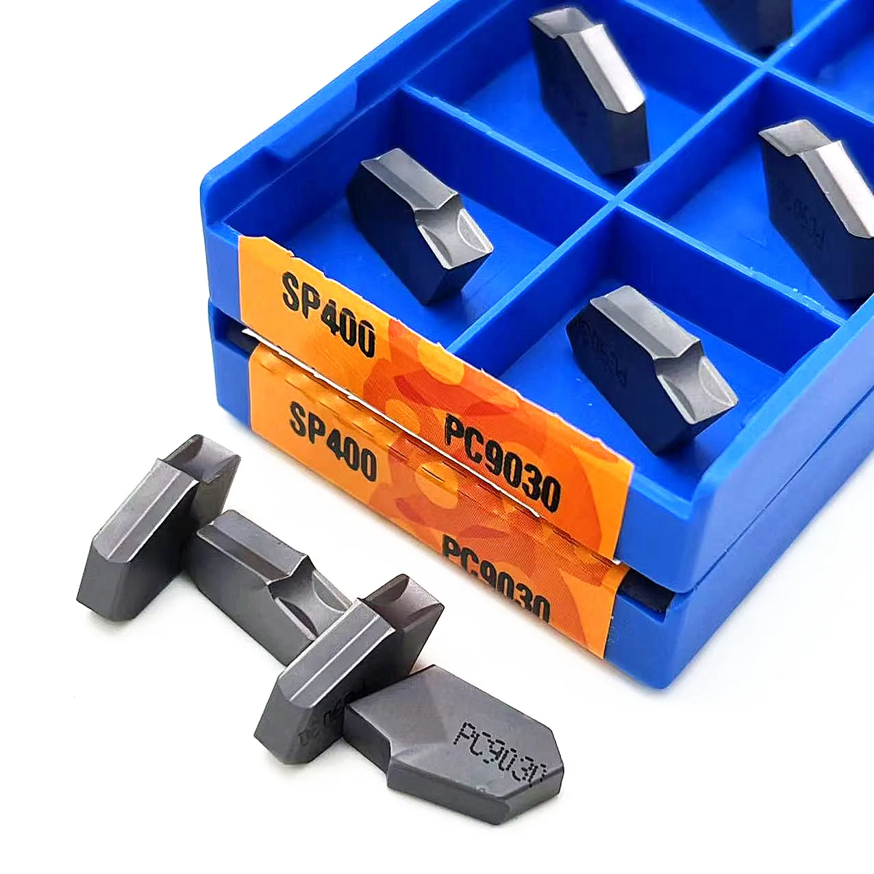 Insertos de carburo ranurado, herramienta de ranurado de metal, torno CNC, SP400, PC9030, NC3020, NC3030, NC3020