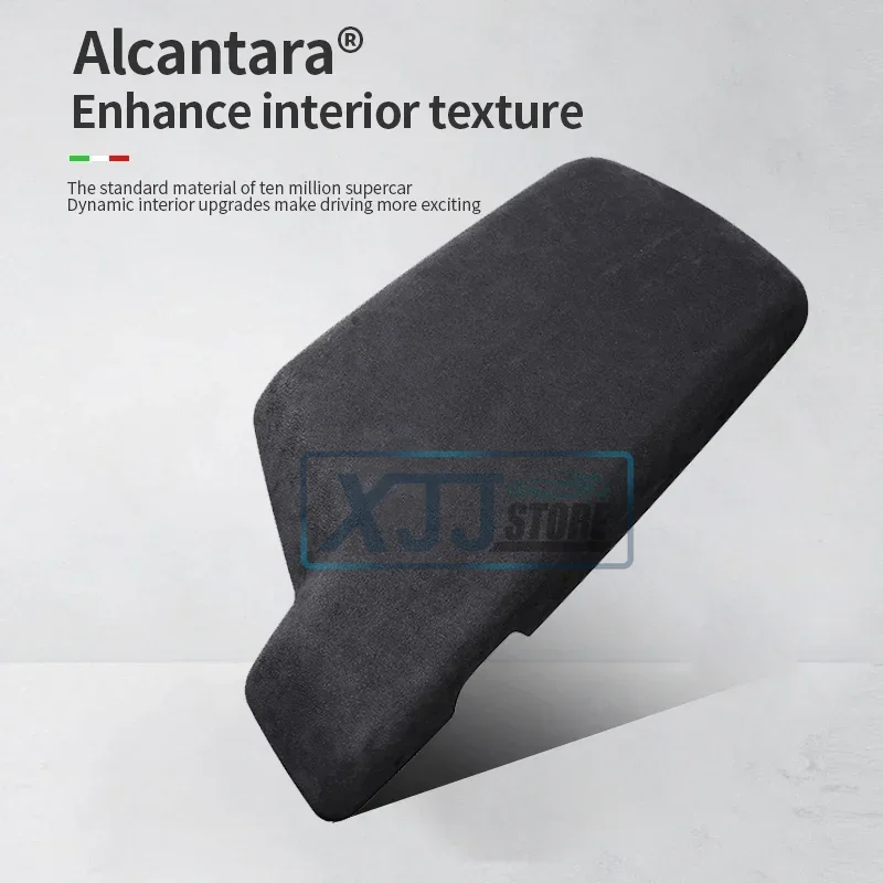 For Cadillac CT5 2024 2023 2022 2021 2019 Made of Alcantara Suede Pretective Armrest Shell Central Lid Cap Shell Cover Panel