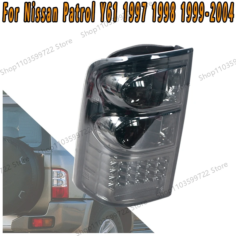 

For Nissan Patrol Y61 1997 1998 1999 2000-2004 Smoked Black Taillight Turning Flashing Light Brake Light Driving Signal Light