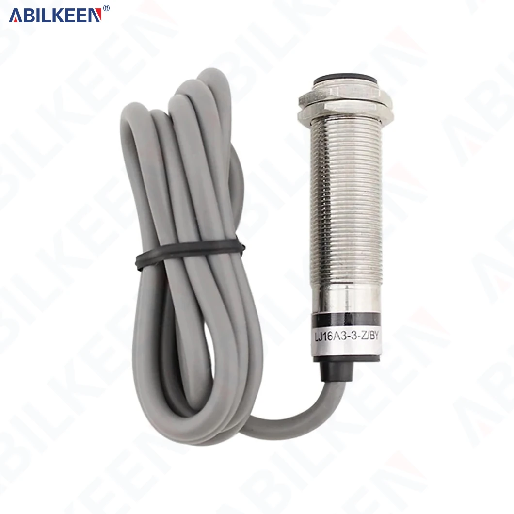 ABILKEEN LJ16A3-3/LJ16A3-5 M16 Mini Proximity Sensor Switch NPN/PNP Output 3/5MM Detection Distance Metal Inductive Switch