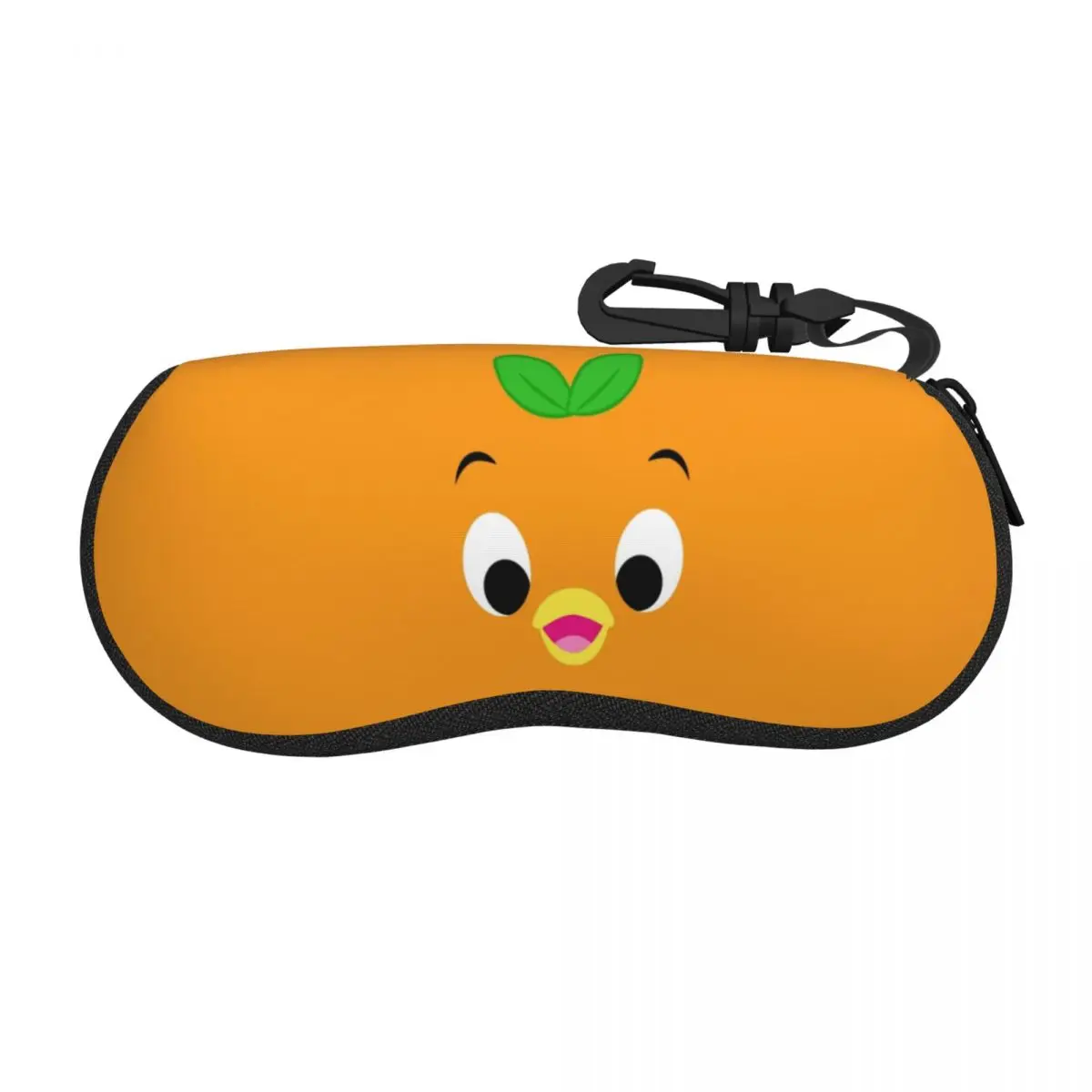 

Orange Bird Shell Glasses Case Protective Sunglasses Box Women Men Soft Eyeglasses Bag Pouch