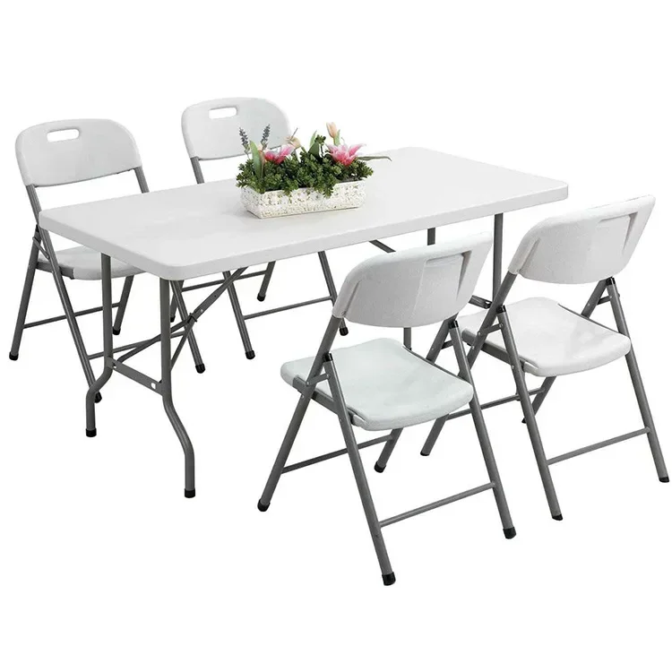 Outdoor Camping Table Portable Folding Table For Wedding And Party 122*61*74cm Party Tables And Chairs