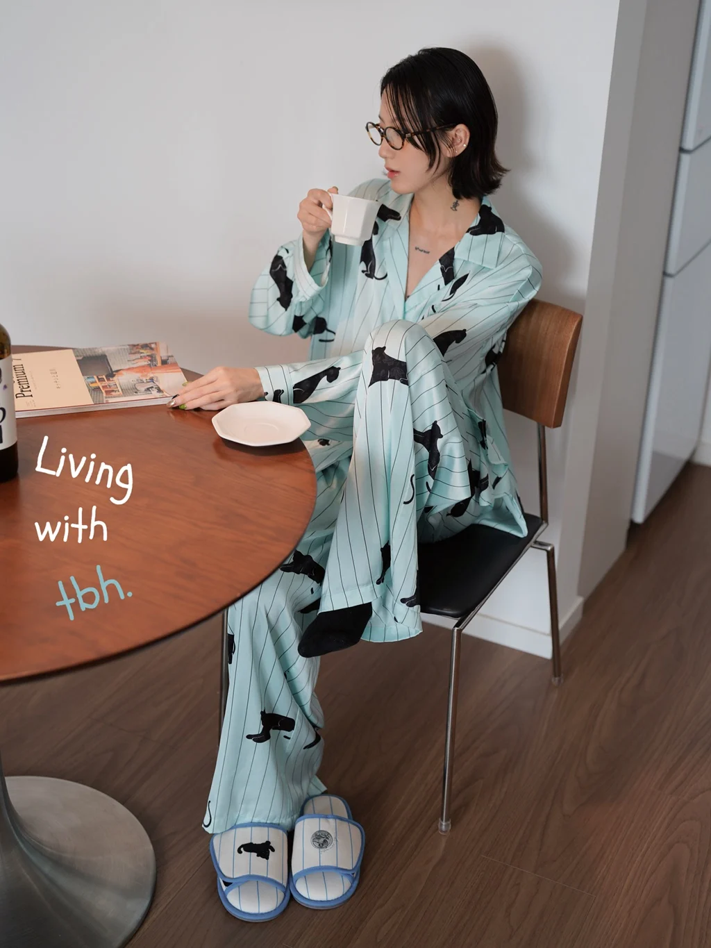 summer-sleepwear-set-striped-ice-silk-home-clothes-for-couples-outerwear-option-soft-v-neck-long-sleeve-loose-fit