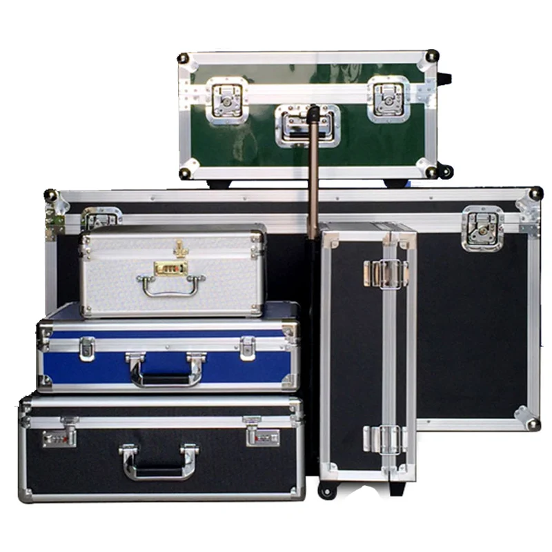 Large Aluminium Flight Case, Quadcopter Storage, Tool and Camera Organizer, Music Equipment Protection