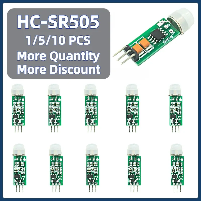 1-10PCS HC-SR505 Mini Compact Body Sensor Module SR505 Body Sensor Switch