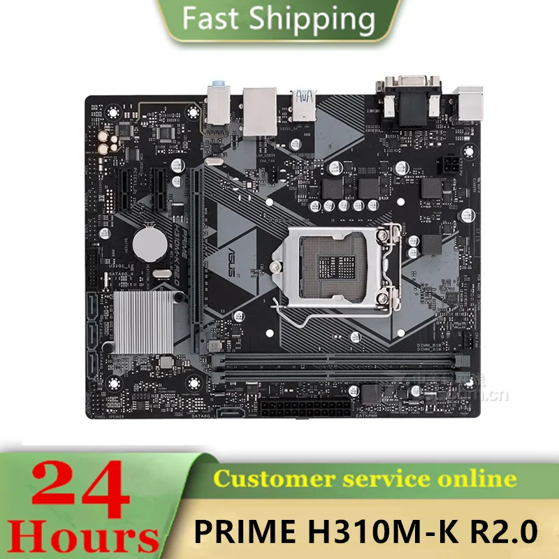 

100% Test PRIME H310M-K R2.0 LGA 1151 i3 i5 i7 DDR4 32 Гб USB3.1 Micro ATX