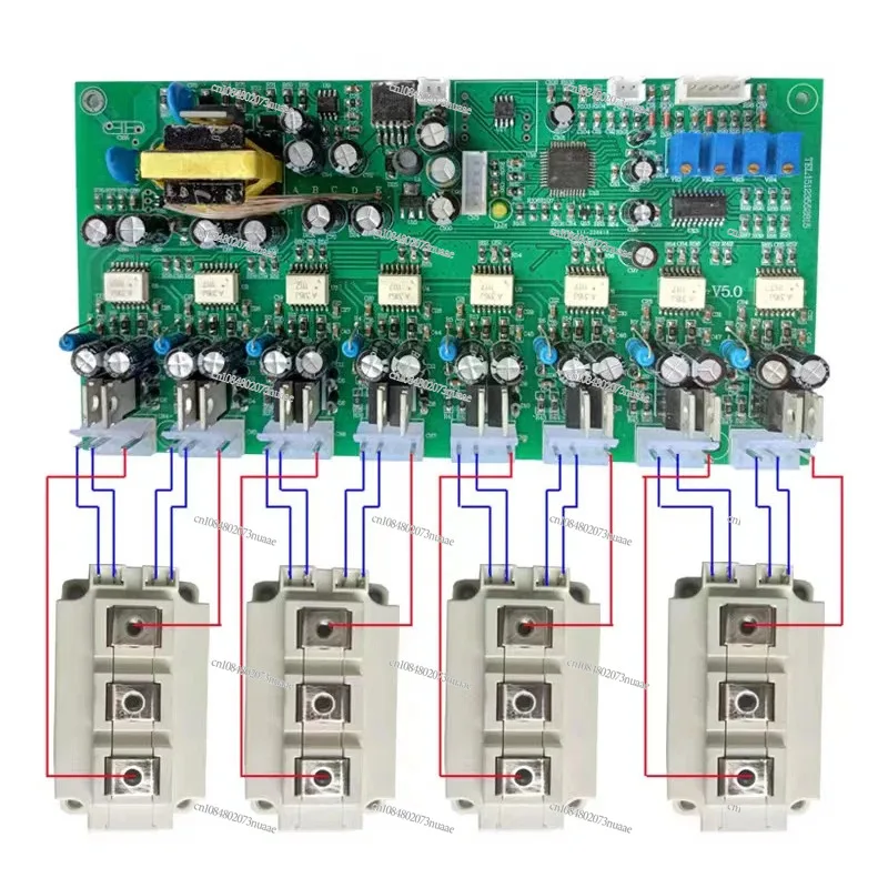 Three-phase Four-arm Sine Wave IGBT Module Driver Board