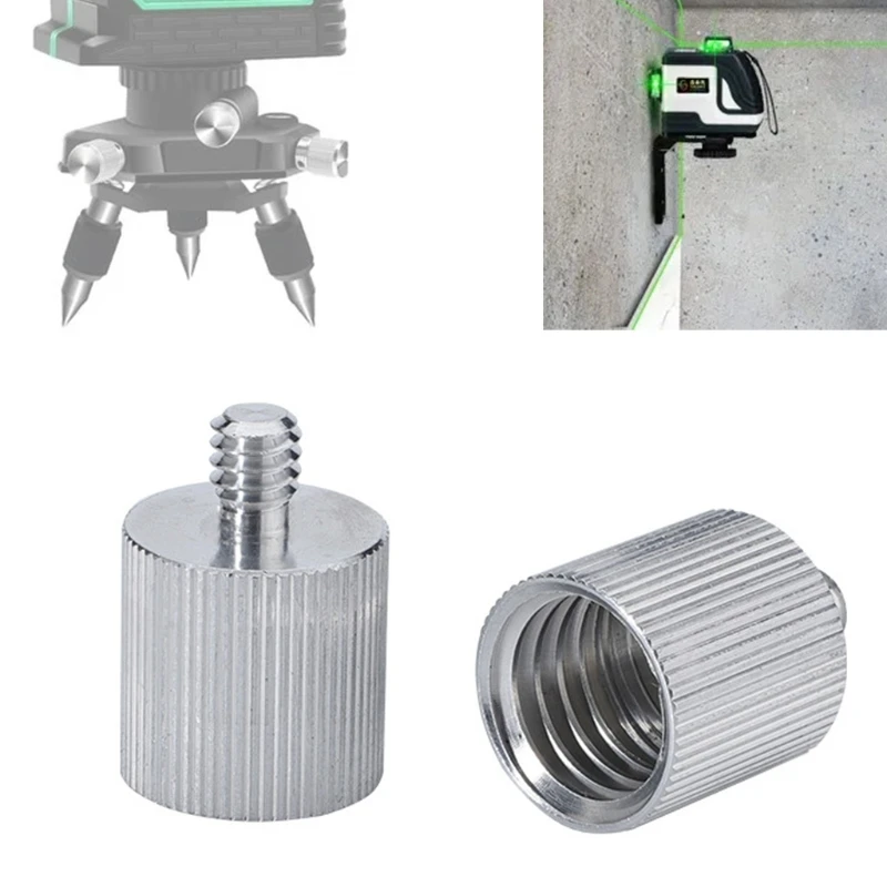 5/8 ''do 1/4" Adpater kompatybilny 4 gwint poziom lasera i dalmierz 5/8 "stojak trójnóg Mic stojak mikrofonowy