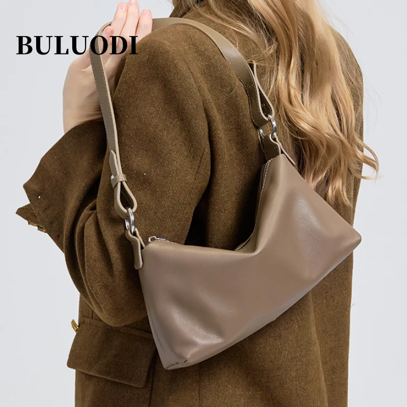 Women's genuine leather handbag luxury designer shoulder bag Fashion high-quality soft cowhide fashionable pillow Mini bag