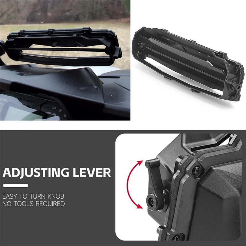 

Practical UTV Windshield Roof Vent Install Kit For Can-Am Maverick X3 Trail Sport Compatible With Polaris RZR 800 900 1000S