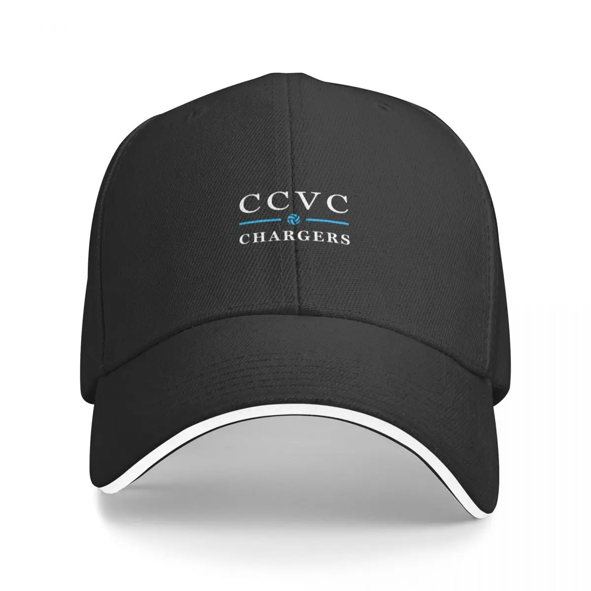 

White CCVC Logo Baseball Cap dad hat Anime Hat Mens Women's