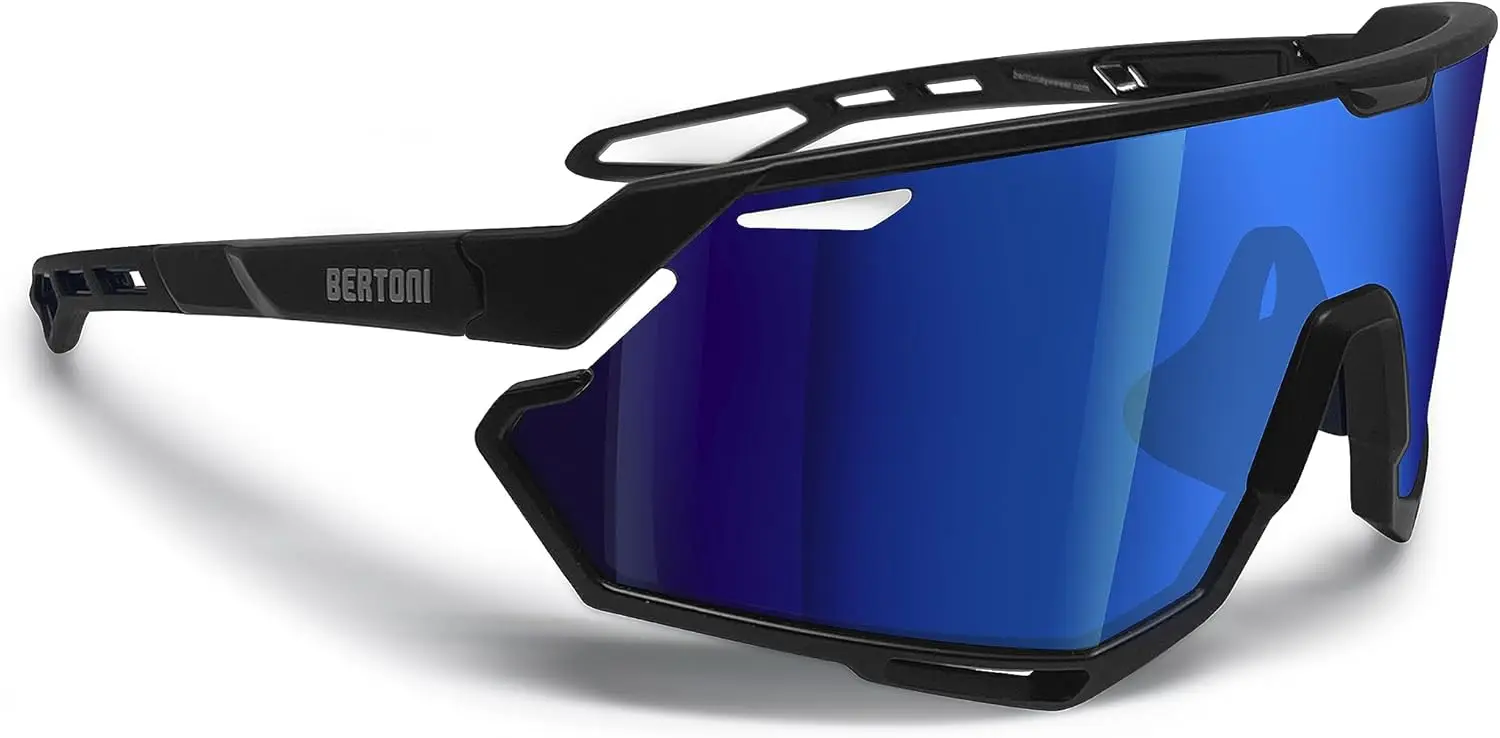 

Sport Cycling MTB Running Sunglasses for Men Women in TR90 Antifog Wide Lens mod. ALPHA NEW