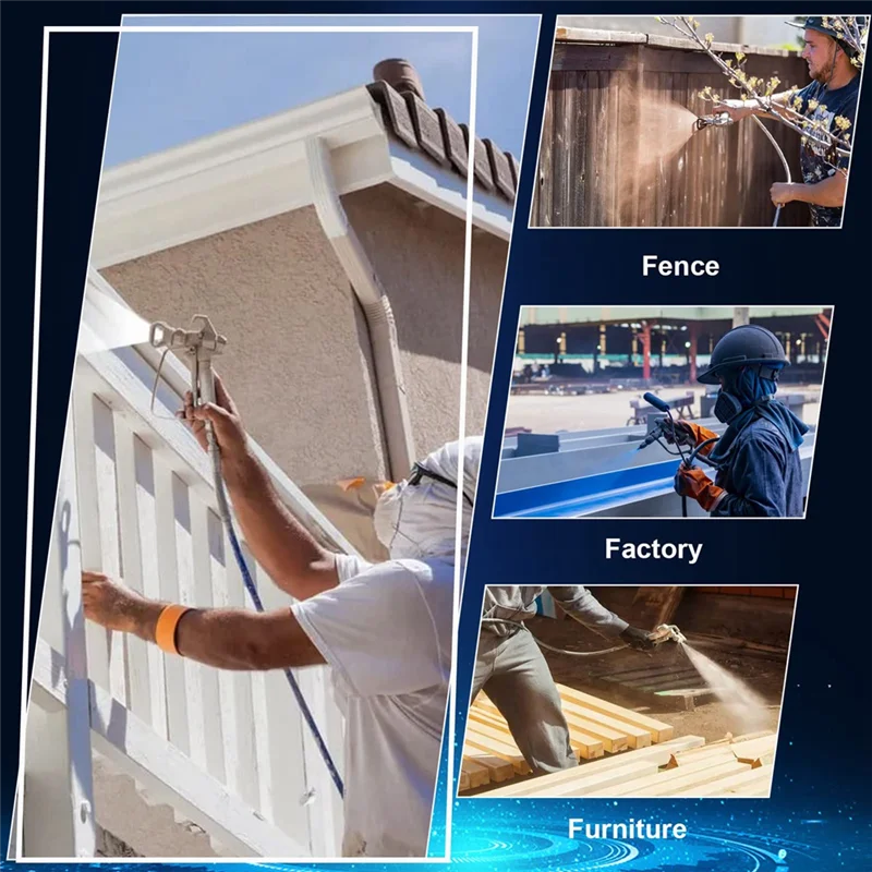 

6Pcs Spray Tips For Airless Paint Sprayer, Reversible Spray Tip Airless Paint Sprayer Nozzles Tips