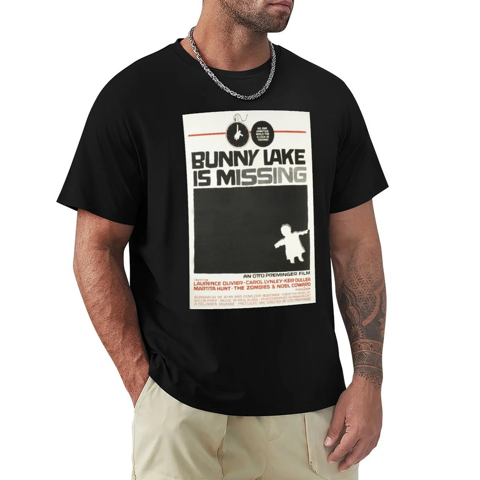 Bunny Lake Is Missing Otto Preminger T-Shirt anime hippie clothes plus sizes anime figures heavy weight t shirts for men