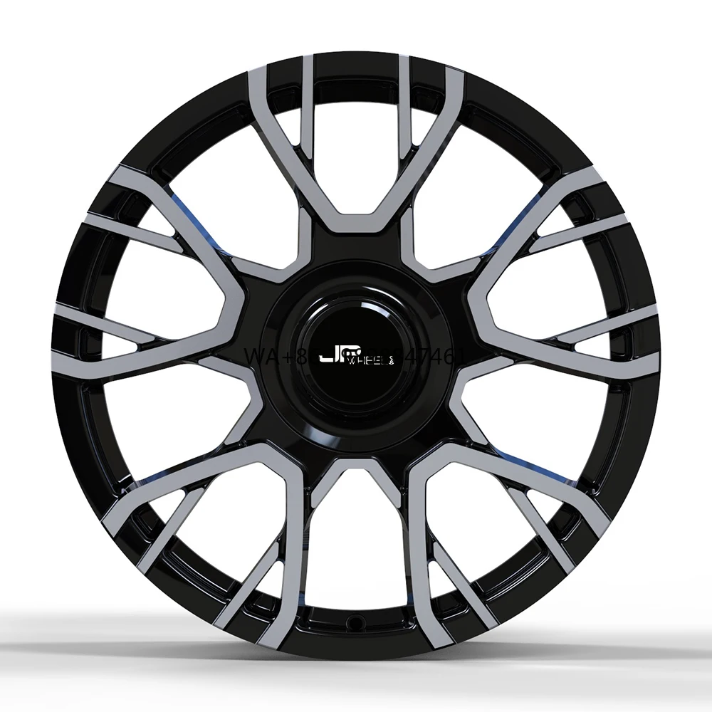 

JPwheels New Monoblock Forged Alloy Wheels for 5x112/120/114.3 Deep Dish 19 Inch 5 Holes 40mm 100mm Black Concave Design