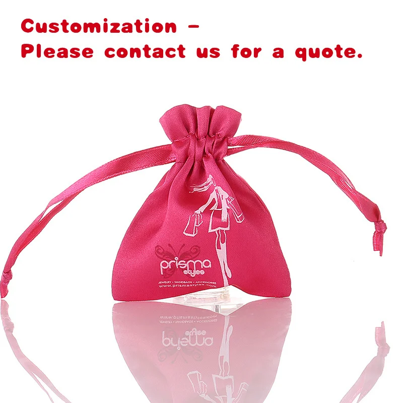 

на заказ. Китайские розовые свадебные украшения для удаления пыли, атласные мешочки с трафаретной печатью упаковки