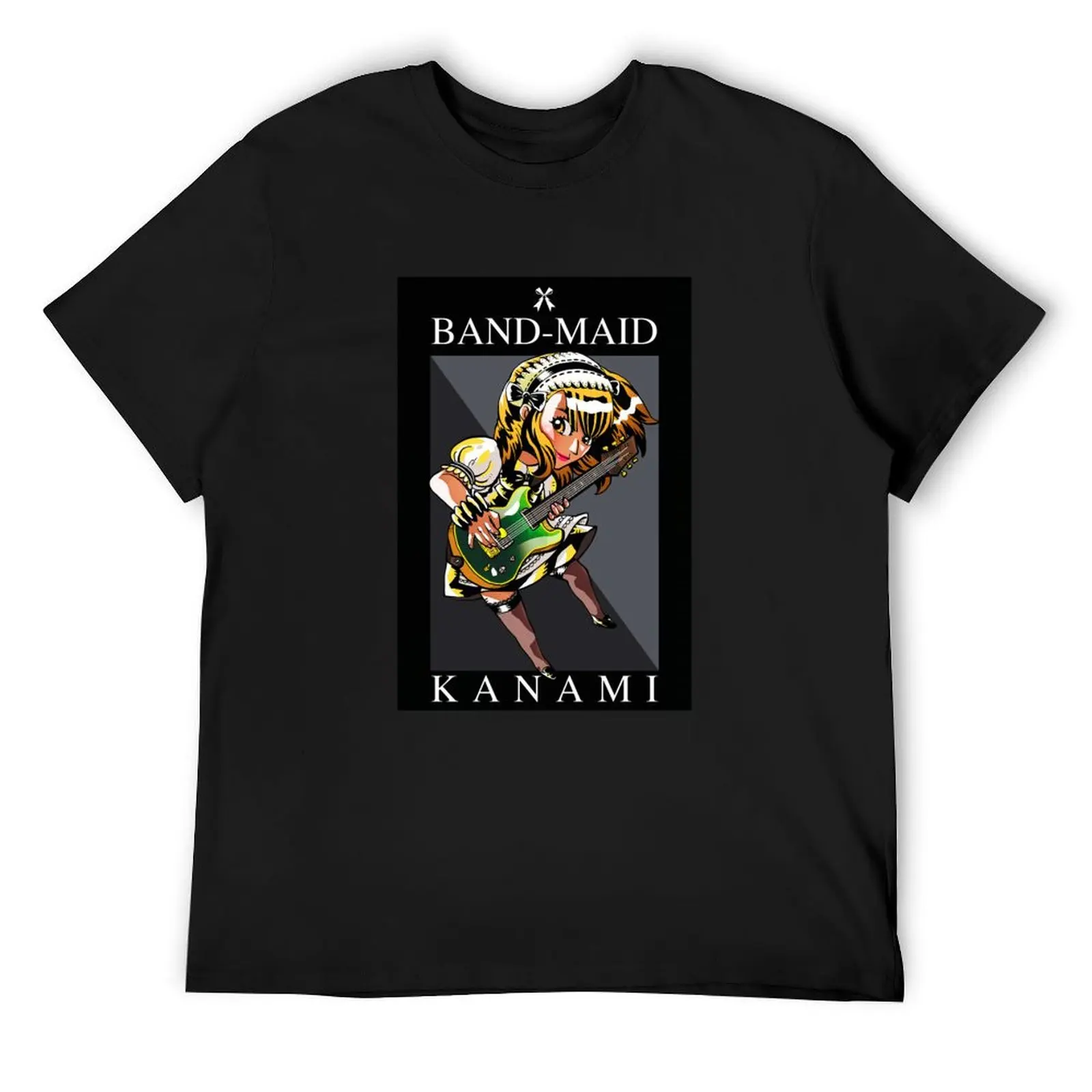 BAND MAID Guitarist (KANAMI) T-Shirt sweat vintage anime shirt oversized graphic tee mens graphic t-shirts