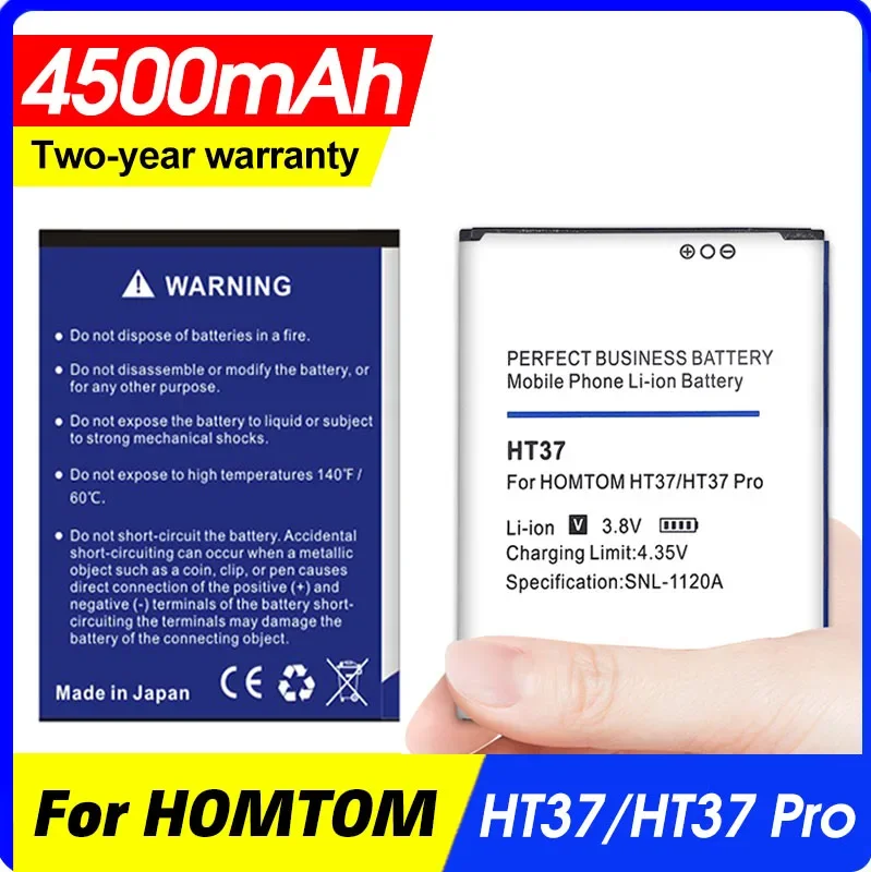 4500mah Battery for Homtom Ht37/ht37 Pro/ht37pro Track Code